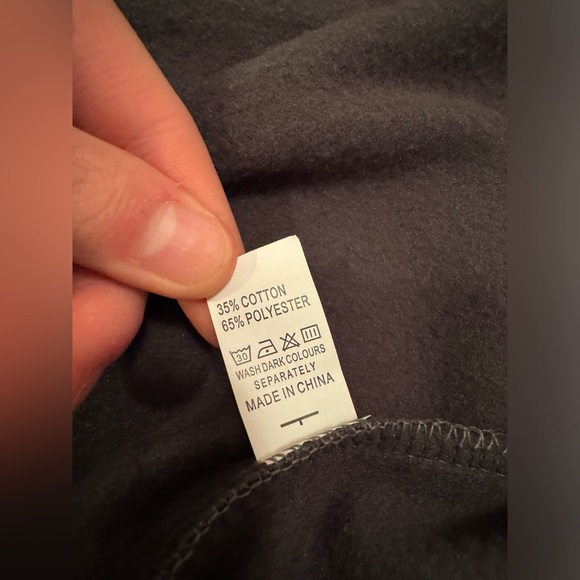 Dark Grey Star Zip-Up Sweater - Picture 4 of 6